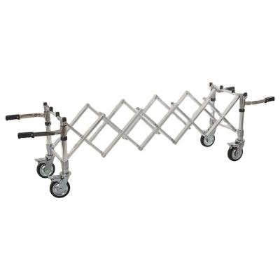 China Strong Stainless Steel Casket Trolley Church Truck Cart Church Truck Burial for sale