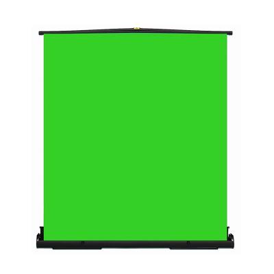 China Retractable Background Cloth Green SOLID COLOR Factory Screen Green Chromakey Background for sale