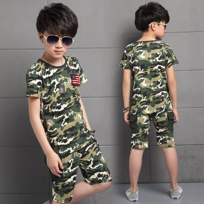 China 100% Cotton 100% Cotton Boys Suits Summer Boys Dressing Sets For Kids Clothes for sale