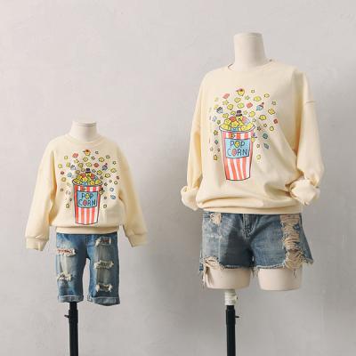 China Breathable Matching Apparel Sweatshirt Maker Mom and Kid Sweatshirt Label Custom Sublimation for sale