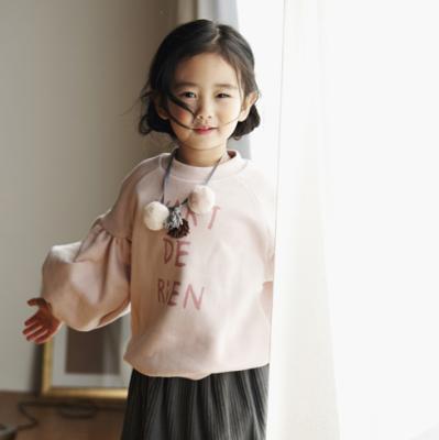 China Breathable Pink Color Sleeve Latern Girl Oversize High Quality China Product Sweatshirt for sale