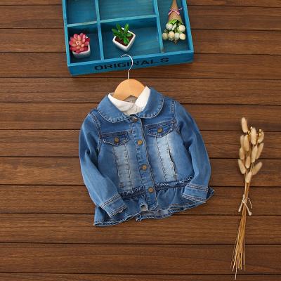 China Anti-Wrinkle Children's Outdoor Kurti Denim Bomber Jackets Bulk Clothing Wholesale for sale