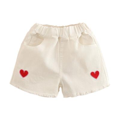 China Korean Wholesale High Quality Anti-Static Quick Selling Small Items Clothing Kids Jeans Shorts For Kids Girls for sale