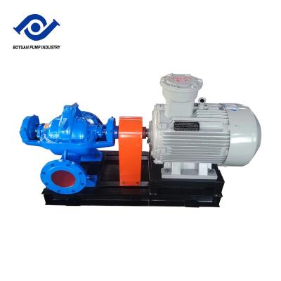 China Other High Flow Water Supply Split Casing Horizontal Centrifugal Split Case Double Suction Impeller Water Pump for sale