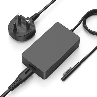 China Studio A1706 Outdoor AC A1706 UK Charger Power Energia Surface Pro 8 Book Surfqace Laptop Adapter 65W 15V 4A pro 7 pro 6 for sale