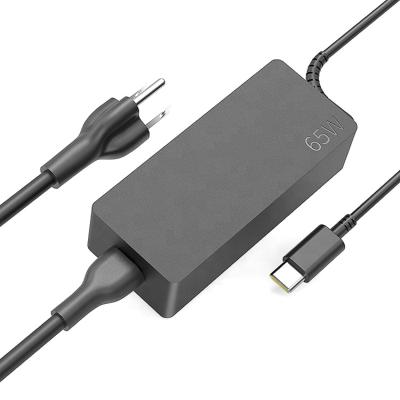 China Fast charging ship China 65w usb-c charger and adapter wholesale for lenovo laptop power supply laptop fast charger for sale