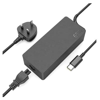 China ABS+PC Quality Laptop Power Adapter Charger Flame Retardant Material Laptop 65w 20v 3.25a Best For Lenovo Laptop Adapter for sale