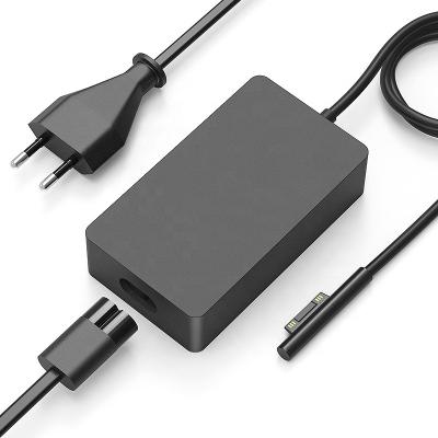 China Outdoor Laptop 65w 15v 4a Laptop Charger Power Adapter for Microsoft Surface Pro 8 pro 7 pro 6/Pro 5, Surface 1/2/3 lbs for sale