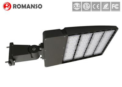 China Meanwell Driver LED Shoebox Light Rectangle 80Ra CRI 3000K-6500K 39000lm for sale