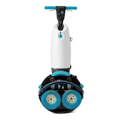 China New Design Hotels Battery Power Mini Floor Walk Behind Automatic Floor Scrubber Cleaning Machine for sale