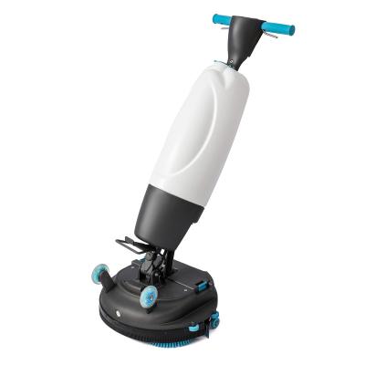 China New Design Hotels Battery Power Mini Floor Walk Behind Automatic Floor Scrubber Cleaning Machine for sale