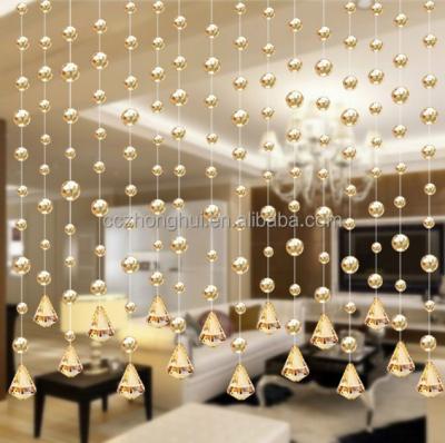 China Crystal Curtain Wedding Decorations Pearl Worldwide for sale