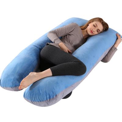 China Hot Sale U Shape Manufacturer Anti-static Leg Support Comfortable Full Body Other Function Pregnancy Pillow for sale