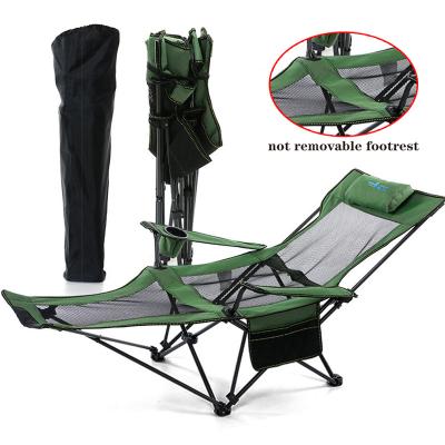 China Modern Canopy Folding Relax Chair Lightweight Camping Portable Beach Chair With Sunshade Outdoor Lounger for sale