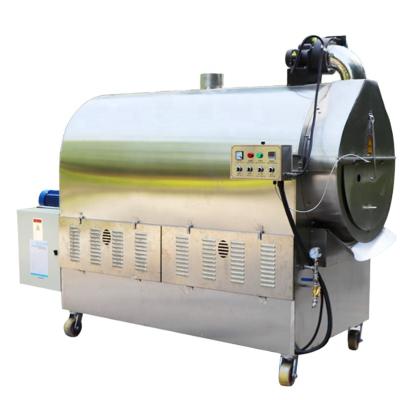 China Fully Automatic Energy Saving Efficient Full Automatic 304 Stainless Steel Corn Almond Cashew Nuts Roasting Machine for sale