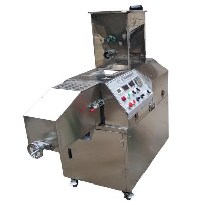 China 24 hours continuously hot sale low cost corn puffed crispy puff food extruder machine for sale