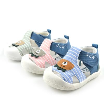 China Amazon New Summer and Autumn Children's Breathable Shoes Non Slip Non Slip Soft Soles Baby Shoes Cartoon Baby Sandals for sale