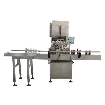 China 2 Head Glass Automatic Sweet Chili Sauce Mayonnaise Beverage Bottle Filling And Capping Machine for sale