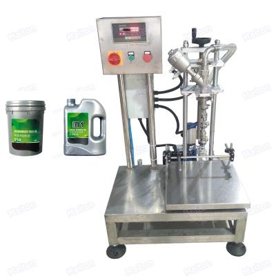 China Good Price Semi Automatic Manual Beverage Lube Oil Drum Weighing Filling Machine Supplier for sale