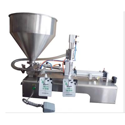 China Semi-automatic beverage doypack tomato ketchup chili sauce filling and capping machine made in China for sale