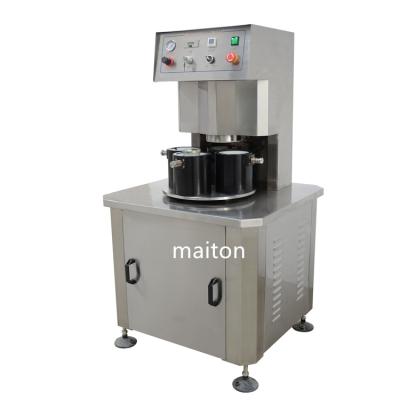 China Sealer Glass Bottle Vacuum Paste Beverage Jar Capping Machine for sale