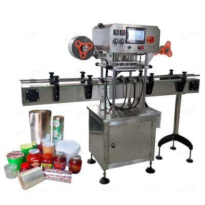 China Beverage factory direct sale 2 main automatic powder jar sealer plastic regular accessories for portione jam for sale