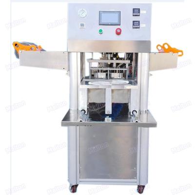 China Good Beverage Quality Milk Semi Automatic Vacuum Sealer Machine With Charging Nitrogen Price for sale