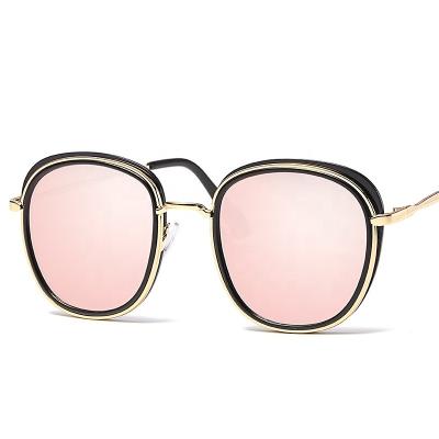 China 2019 Polarized Oversized Retro Fashion Sun Glasses Novelty Oval Ladies Sunglasses for sale