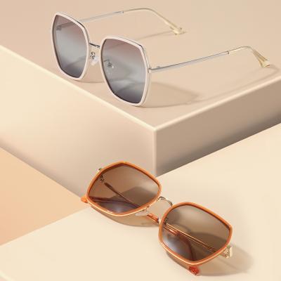 China New Design Sunglasses Fashion INS Style Big Oversized Frame Polarized Sunglass Women Ladies Sunglasses for sale