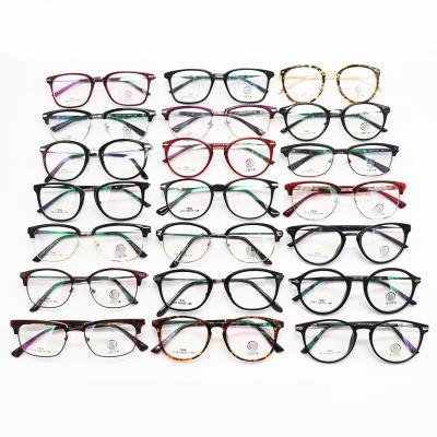 China Optician Mix Style Wholesale Factory Clearance Promotion TR90 Metal Men Women Optical Frame for sale