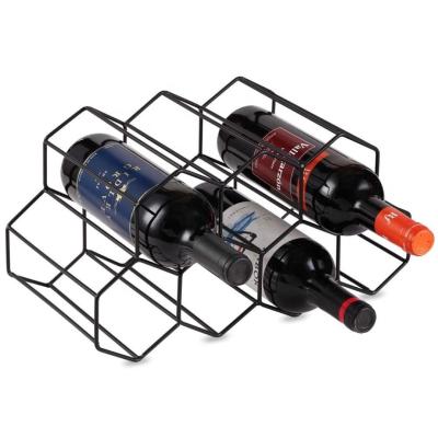 China OEM and Wholesaler Wine Bottle Stored Wine Racks Rack Metal Stainless Steel Stackable Wine Rack Honeycomb for sale