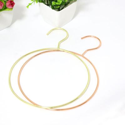 China Modern Scarf Hanger Clothes Rack Organizer Holder Tie Belt Non-slip Display Scarf Rack Ring Hanger for sale