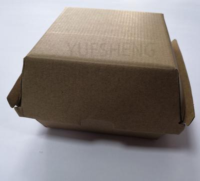 China Hamburg Biodegradable Box Paper Box Sustainable Food Wrapping Paper Box for sale