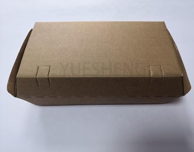 China Bio-degradable Eco Friendly Custom Printing Biodegradable Food Family Box for sale