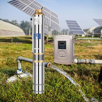 China 1HP 750w Submersible Plastic Solar Water Pump Manufacturer 72v for sale