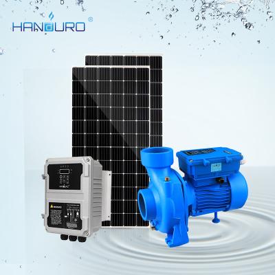 China Outdoor Solar Pump 110v 1500w 27m3/h 21m dc 2hp solar water pumps for irrigation for sale