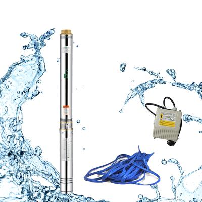 China Family Homes Borehole Pump 1hp AC Submersible Pump For Agriculture Irrigation for sale