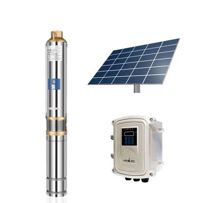 China Farming& Irrigation 72v 600w 3.8m3/h 80m ac/dc solar submersible pump solar water pump for agriculture for sale