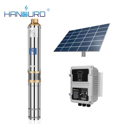 China Wholesale Family Homes 3 Inch Solar Water Pump DC Submersible Solar Submersible For Deep Well Water Pump for sale