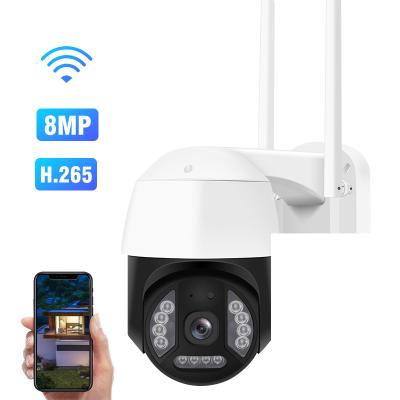 China Human Motion Tracking Factory OEM Indoor Outdoor Wifi 8MP 5x Zoom Full Color Night Version Waterproof PTZ IP Wireless CCTV Security Camera for sale