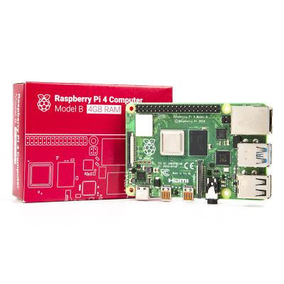 China Hot Selling Original Raspberry Pi 4 B Model Computer 4GB RAM Broadcom BCM2711 Made in UK for sale