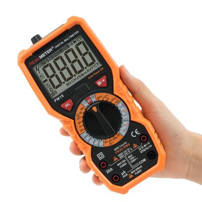 China Hot Sale 6000 Counts 1000V AC DC 20A AC DC Multifunction Digital Multimeter True RMS PM18 PM18 for sale