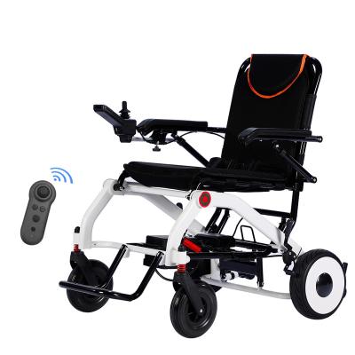 China Folding Portable Automatic Electric Motors Lightweight Motorized Wheelchair for sale