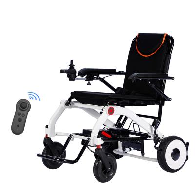 China 500w bush cheap Household Travelling Folding Lightweight Electric Elderly People Disabled Electric Wheelchair for sale