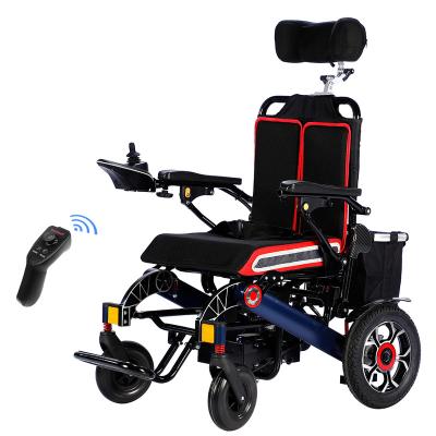 Cina 2022 Hot Selling Lightweight one click folding Electric Aluminum Wheelchair for Sale in vendita