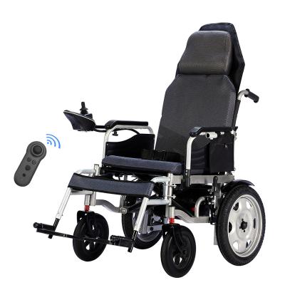 China Remote Control High Back Recline Disabled Electric Wheelchair 1-8km Programmable for sale