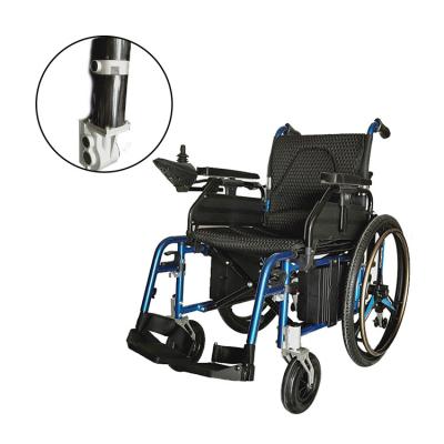 China Luxurious And Comfortable Foldable Power Wheelchair Aluminum Material zu verkaufen