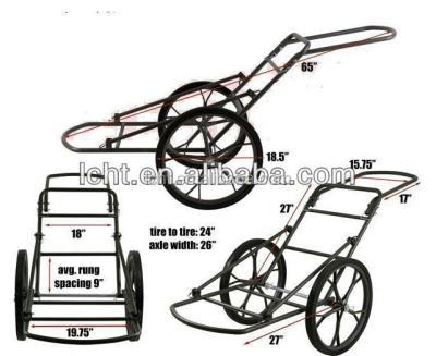 China Steel solid rubber deer cart/hunting commodities/folding deer cart hot selling for sale