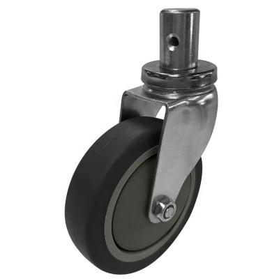 China Stem Swivel Factory Caster Wheels 4 Inch For Hospital Trolley Wheel Medical Caster Caster for sale