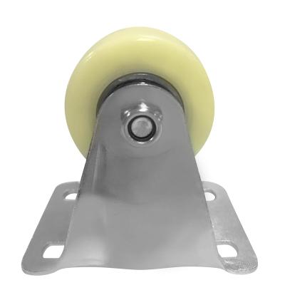 China Durable Customized 2 Inch Industrial Casters Wheels Galvanized Fixed Wheel Caster For Different Auto Equipment for sale